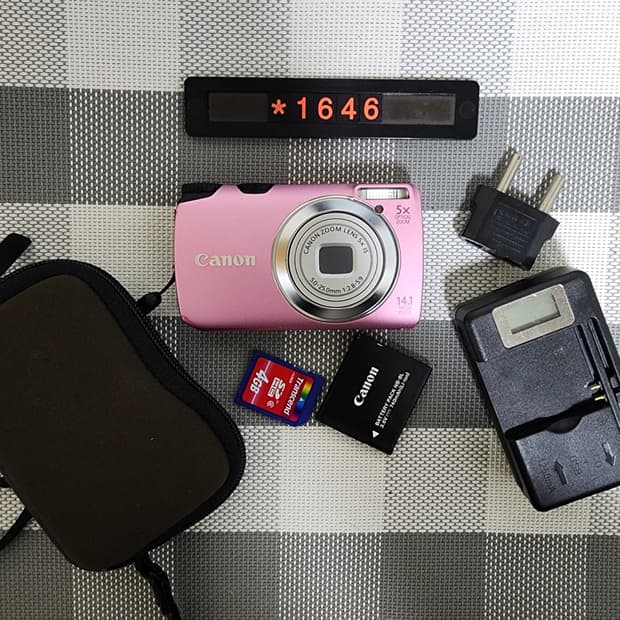 캐논 파워샷 A 3200 IS 디지털카메라 파우치포함