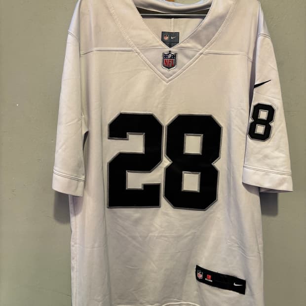 나이키 NFL 라스베이거스 레이더스 조시 제이콥스 28번 저지