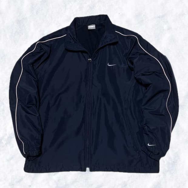 나이키 네이비 핑크 바람막이