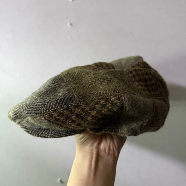 폴로 랄프로렌 울 체크패턴 헌팅캡 M (58cm)