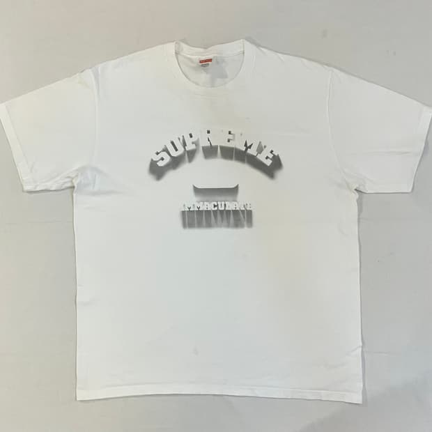 슈프림 24ss 쉐도우 티셔츠 화이트