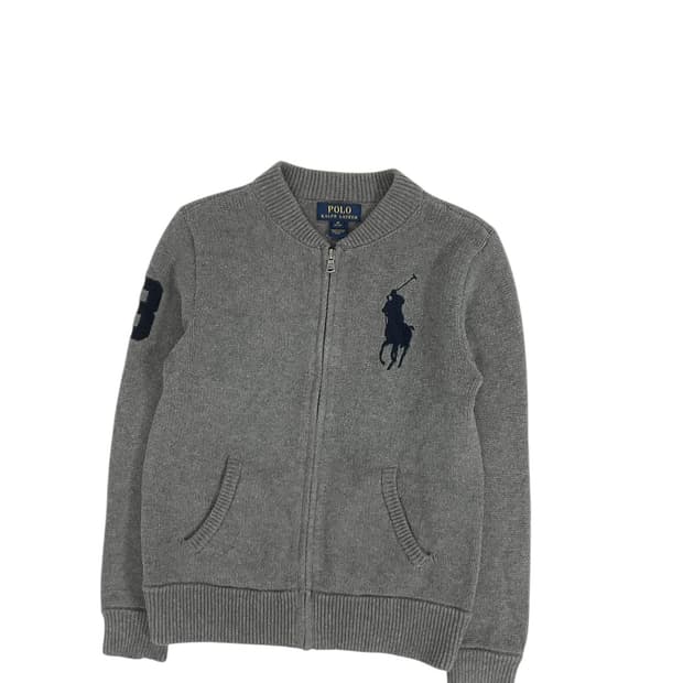 폴로 니트 집업