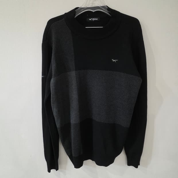 울시 남성 니트 블랙 색상 XL