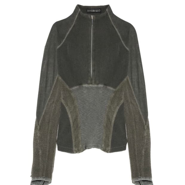 혜인서 Half-Zip Raglan Top 카키