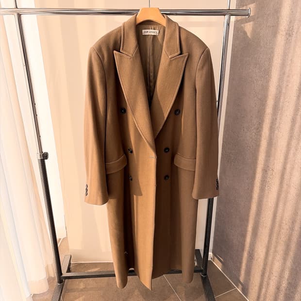 (정품/새상품)아워레가시 남성 배스 울 익스텐디드 웨일 코트