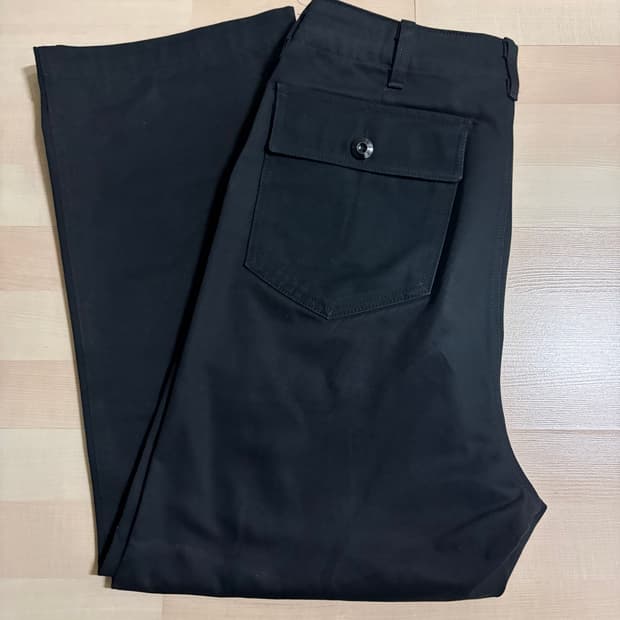 VDR - BLACK FATIGUE PANTS [L]