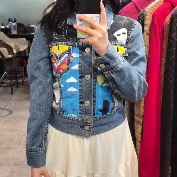 [NO.9] 리바이스 BTS 핸드페인팅 데님자켓