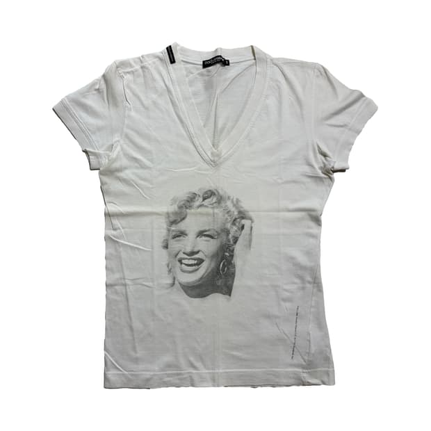 2010s 돌체앤가바나 마를린 먼로 티셔츠 