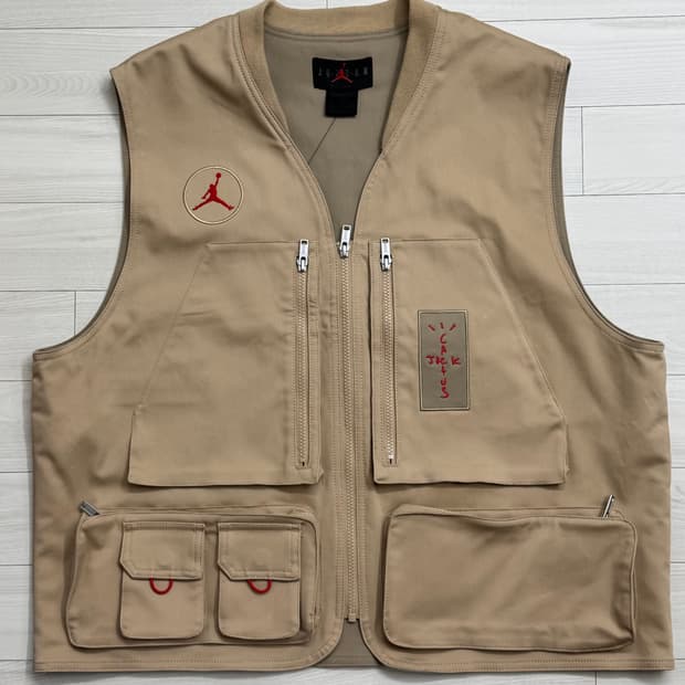 조던 x 트래비스 스캇 콜라보 유틸리티 베스트 3XL