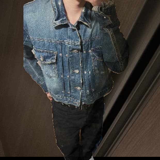 Surgery curved 데님 자켓