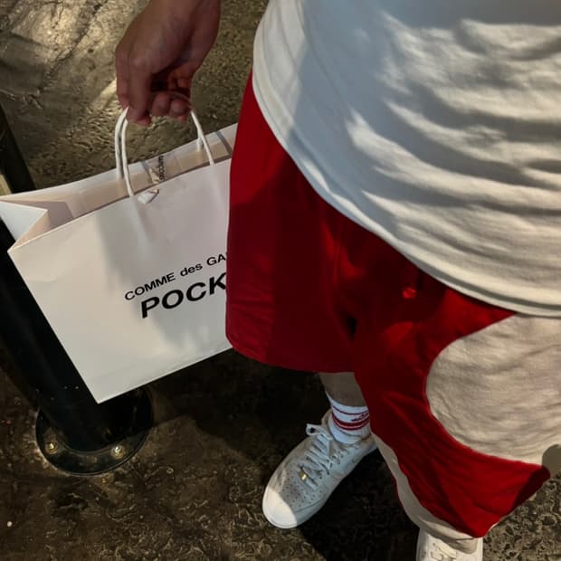 슈프림 s 로고 쇼츠 반바지