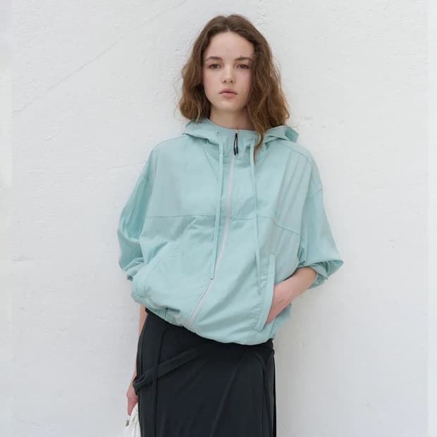 포에토 Air light wind breaker - aqua mint