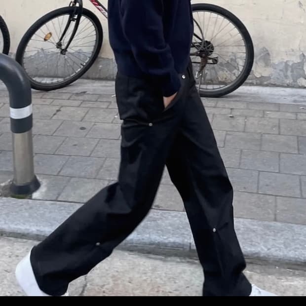 세터 토리노 웨스턴 투 톤 팬츠 클랙식 블랙(s)