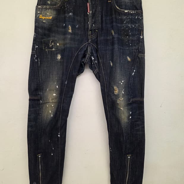 디스퀘어드2 페인트 스플래터 청바지 46