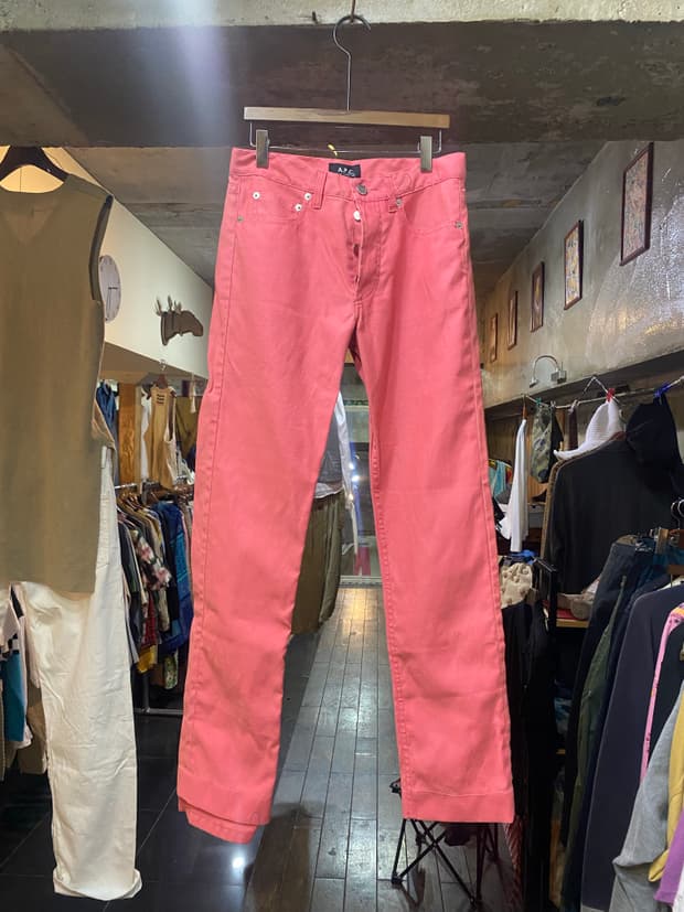 A.P.C. 아페쎄 핑크컬러 스키니 26