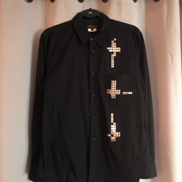 Comme des garcons stud shirt