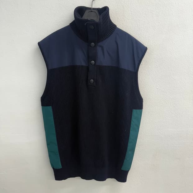 자라 패치워크 니트 베스트 조끼 (XL)