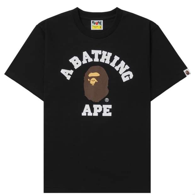 베이프 컬리지 반팔 M