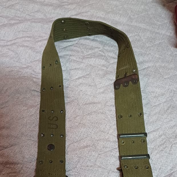 오리지널 2차대전 미군 벨트 M1943