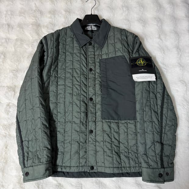 [L] 스톤아일랜드 40831 퀼티드 나일론 스텔라 프리마로프트-TC자켓