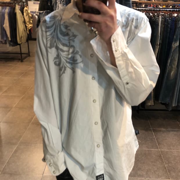 [NO.9] 랭글러 락47 양면셔츠 화이트