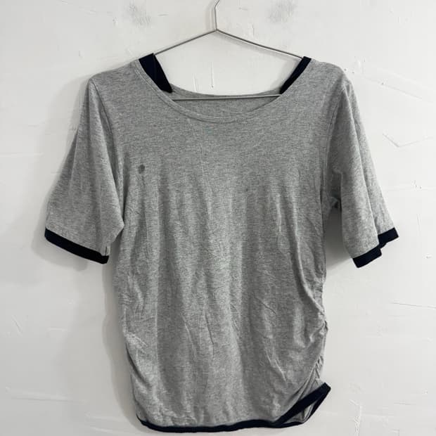 side shirring layered top
