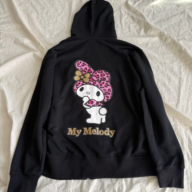 산리오 마이멜로디 호피 히메갸루 갸루 후드집업