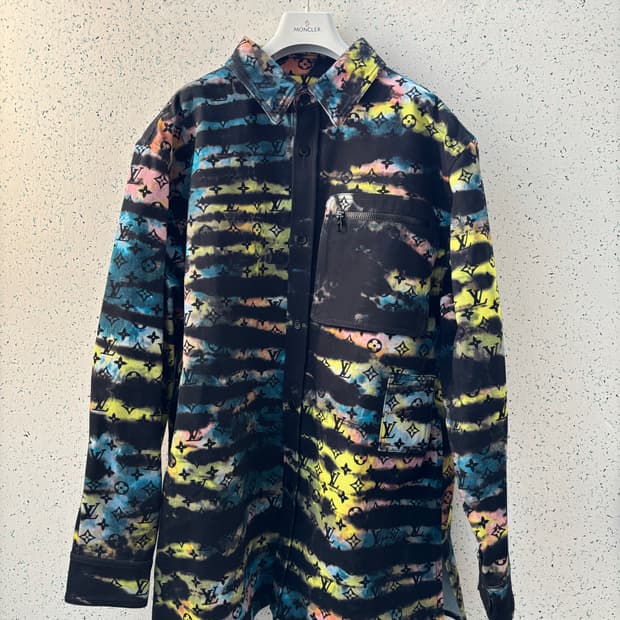 루이비통 타이다이 데님 셔츠 [XXL]