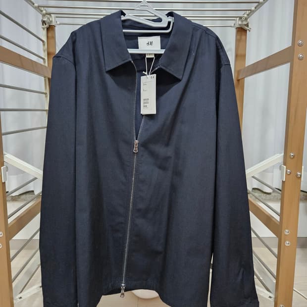 h&m 울블렌드 미니멀집업자켓
