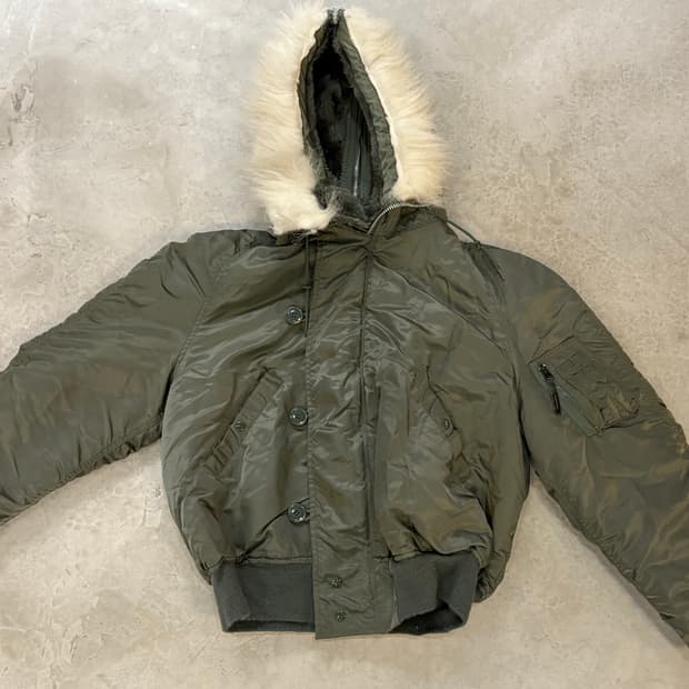 [XL] N2B 알파 인더스트리 USA 봄버 IDEAL 지퍼 군용