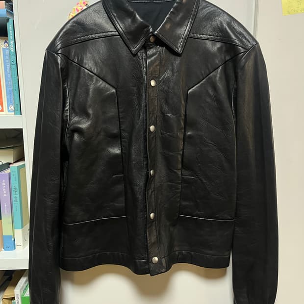 릭오웬스 레더자켓