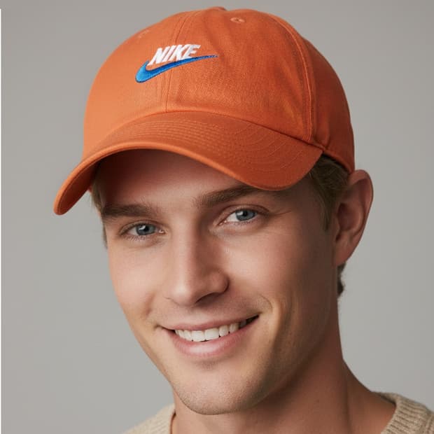 NIKE 나이키 초레어 헤리티지86 오렌지 피치/블루 볼캡 남녀공용 모자