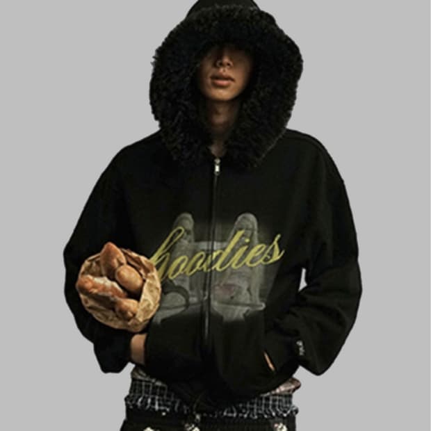 Grailz 퍼 투웨이집업 후디 