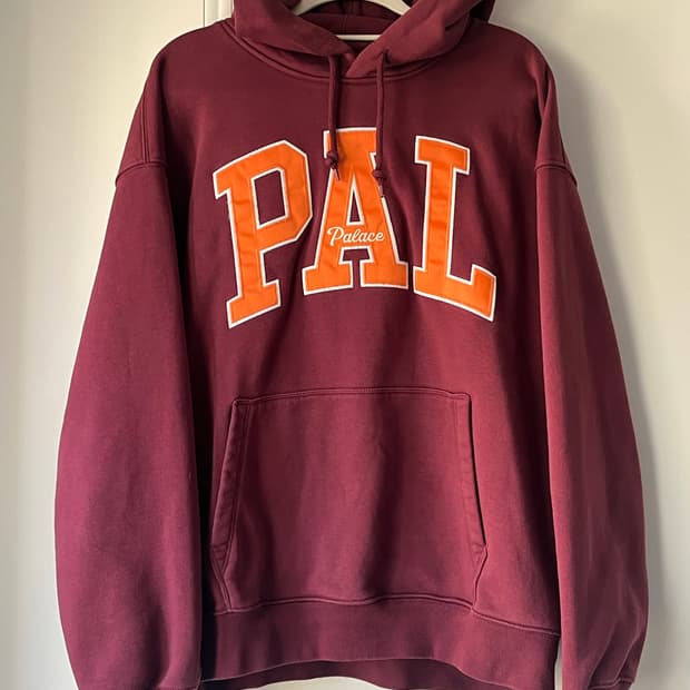 팔라스 x gap 후드 버건디 L