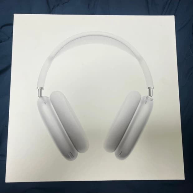 애플 에어팟 맥스(라이트닝) 실버 풀박스