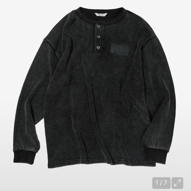 etce 헨리넥 롱슬리브 m