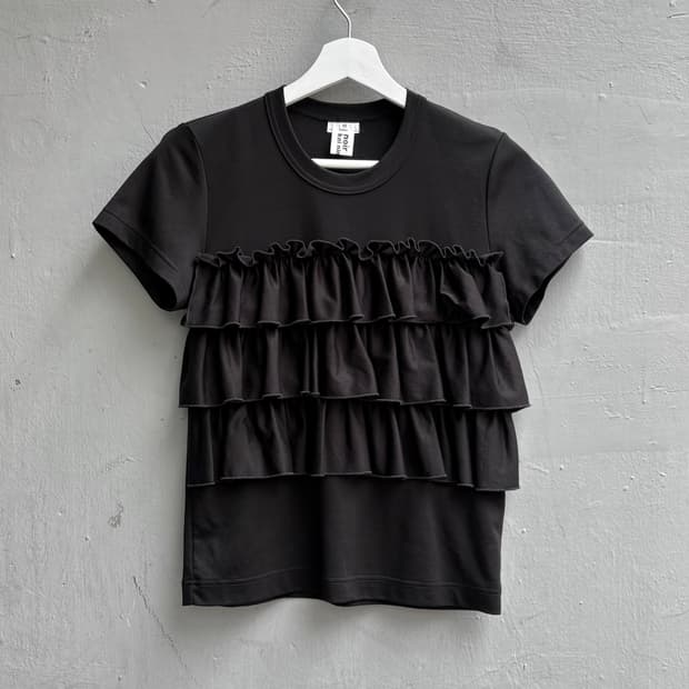 Noir Kei Ninomiya frill t shirt