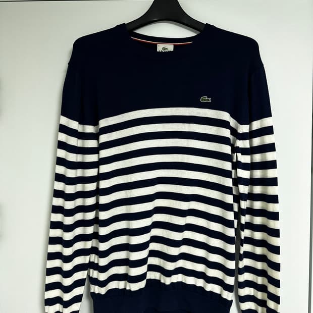 [라코스테] 남성 스트라이프 니트