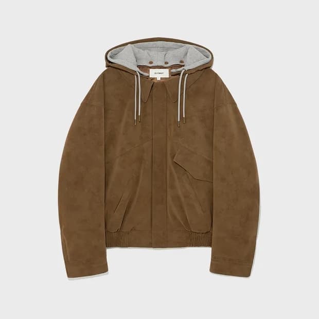 글로니 스웨이드 점퍼