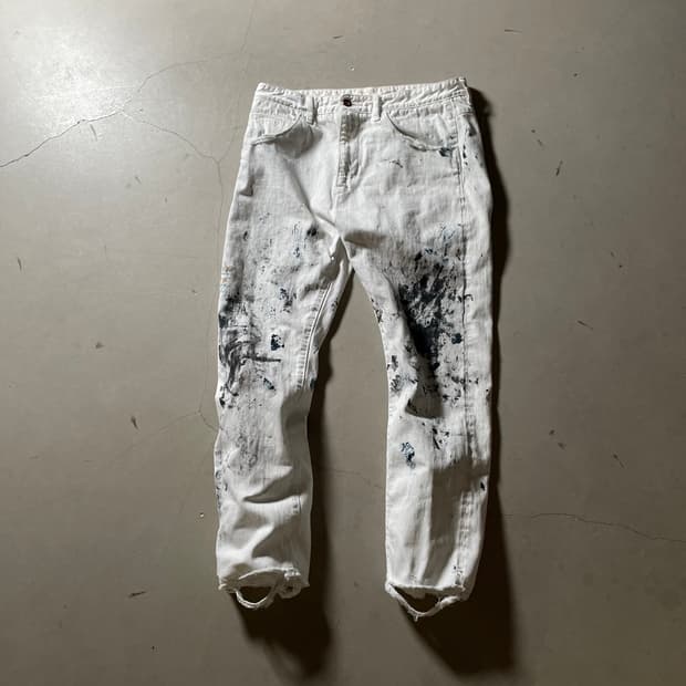H•C Rework Paint Denim Pants