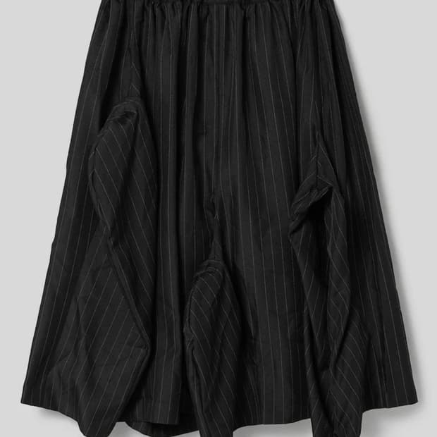 꼼데가르송 24ss 스트라이프 치마 xs