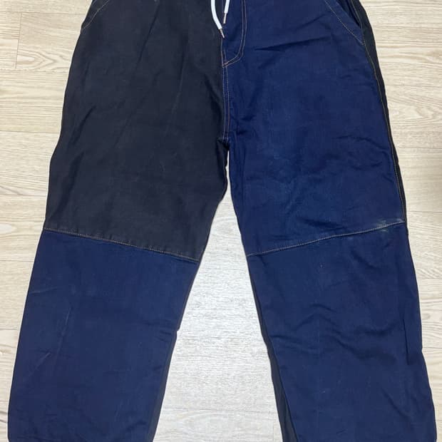 데님 스트링 팬츠