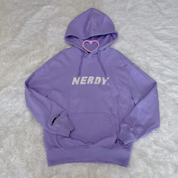 널디 연보라 후드티