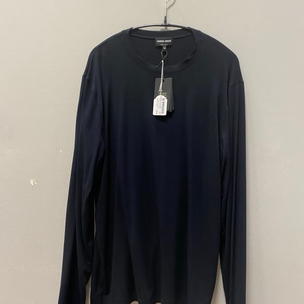 조르지오아르마니 icon 비스코스레이온 긴팔 티셔츠