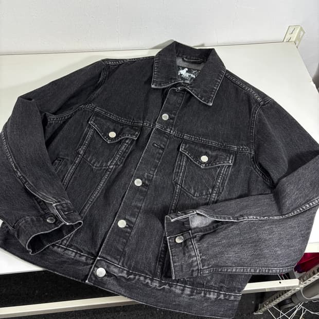 95 모드나인 흑청 데님자켓