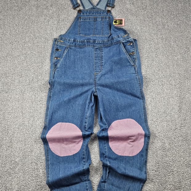 IN DUE TIME 데님 패치드 워크 오버롤 ( S ) / 10311