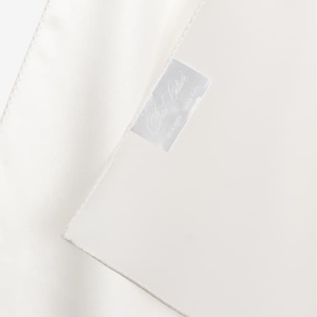 René Silk Scarf Ivory