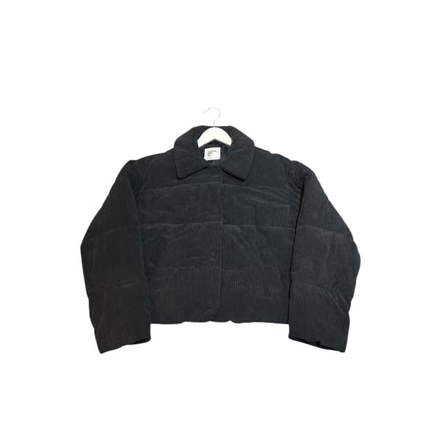 에잇세컨즈 코듀로이 골덴 패딩 s