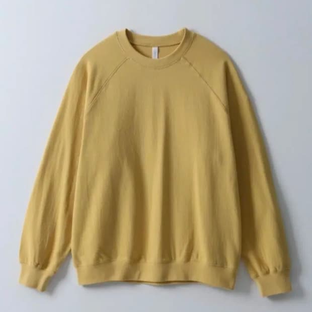 우드비 라이트웨이트 소프트 스웻셔츠 머스타드 2사이즈