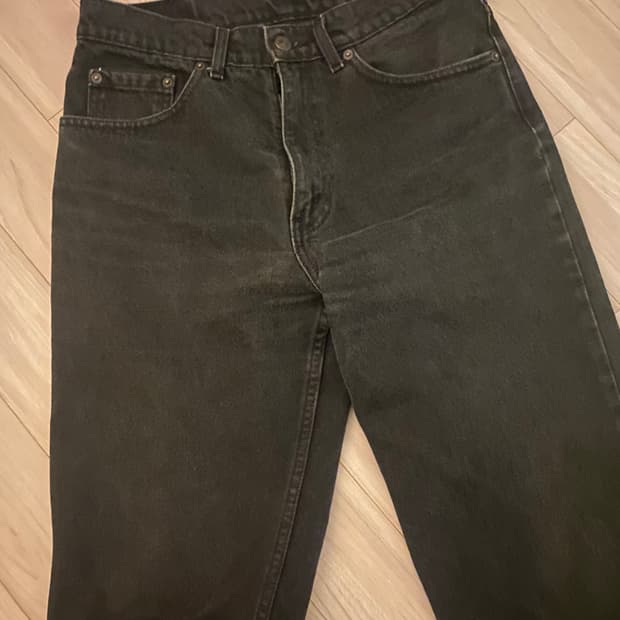 리바이스 506 흑청 데님